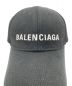 中古・古着 BALENCIAGA (バレンシアガ) ロゴキャップ ブラック：23000円