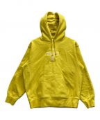 SUPREMEシュプリーム）の古着「Cross Box Logo Hooded Sweatshirt」｜イエロー