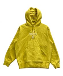 SUPREME（シュプリーム）の古着「Cross Box Logo Hooded Sweatshirt」｜イエロー