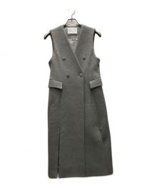 BORDERS at BALCONY（ボーダーズアットバルコニー）の古着「DOUBLE BREASTED GILET」｜グレー