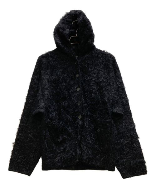 BALENCIAGA（バレンシアガ）BALENCIAGA (バレンシアガ) Brushed Wool Hooded Cardigan ブラック サイズ:1の古着・服飾アイテム