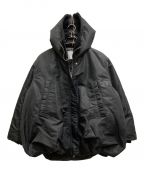 CLANEクラネ）の古着「BALLOON DESIGN HOODED N3B」｜ブラック