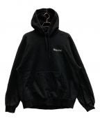 doubletダブレット）の古着「HORROR EMBROIDERY HOODIE」｜ブラック