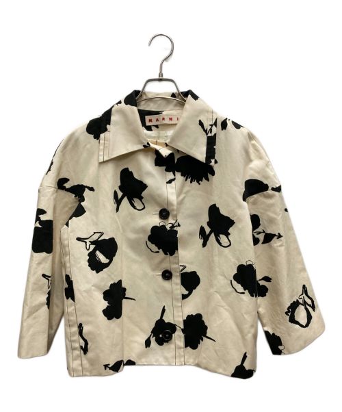 MARNI（マルニ）MARNI (マルニ) ショートジャケット ベージュ サイズ:36の古着・服飾アイテム