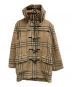 BURBERRY LONDONバーバリーロンドン）の古着「ノヴァチェックダッフルコート」｜ベージュ