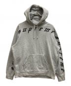 SUPREMEシュプリーム）の古着「Raised Embroidery Hooded Sweatshirt」｜グレー