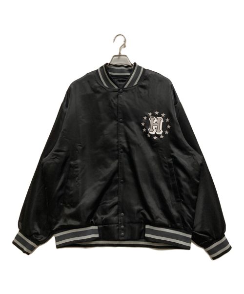 HUF（ハフ）HUF (ハフ) GALACTIC STACK BASEBALL JACKET ブラック サイズ:XLの古着・服飾アイテム