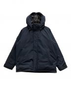 DANTONダントン）の古着「DOWN ARMY HOODED JACKET」｜ネイビー