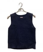 BUTCHER PRODUCTSブッチャープロダクツ）の古着「RED CROSS KNIT VEST」｜ネイビー