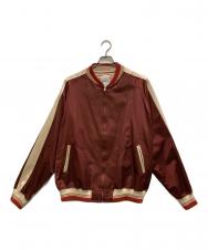 BOWWOW (バウワウ) BEATLE MANIA SATIN JACKET レッド サイズ:XL