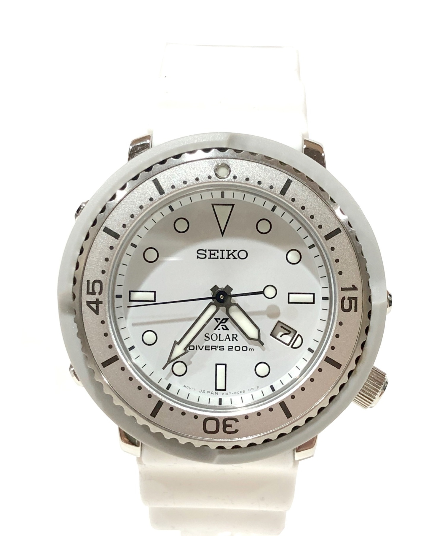 中古 古着通販 Seiko Prospex セイコープロスペックス リストウォッチ V147 0bz0 ソーラー充電 ブランド 古着通販 トレファク公式 Trefac Fashion