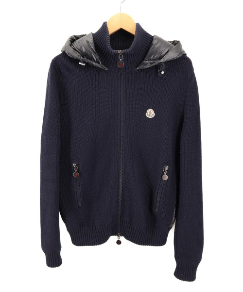 中古・古着通販】MONCLER (モンクレール) ニット切替ダウンジャケット