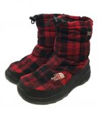 THE NORTH FACEザ ノース フェイス）の古着「Nuptse Wool Bootie」｜レッド