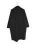 VICTIM (ヴィクティム) SEAMLESS BIG COAT ブラック サイズ:M：19000円