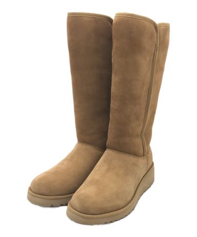 【中古・古着通販】UGG (アグ) ロングムートンブーツ ベージュ