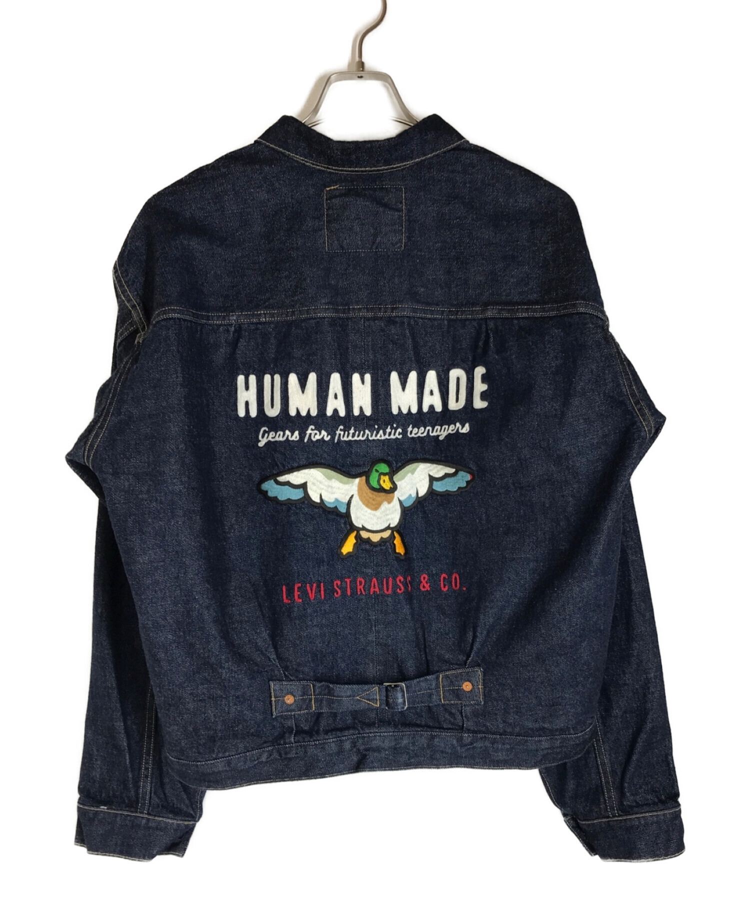 訳あり 新品！~HUMAN MADE~ FACTORY JACKET L ブルー系 Gジャン/デニム