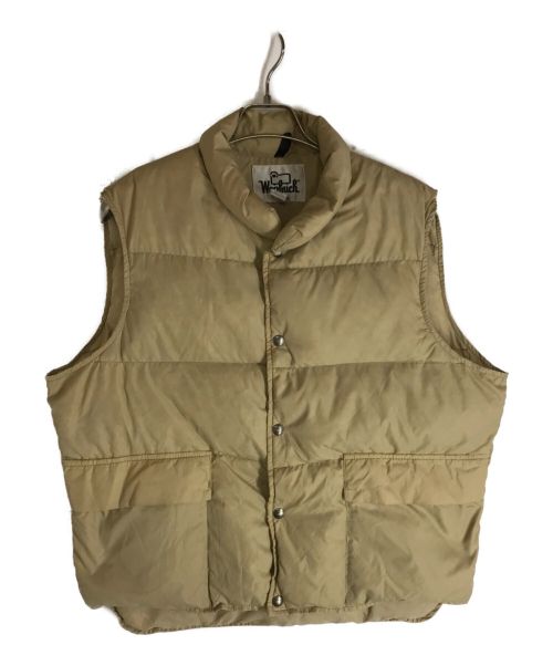 WOOLRICH（ウールリッチ）WOOLRICH (ウールリッチ) ダウンベスト カーキ サイズ:Lの古着・服飾アイテム