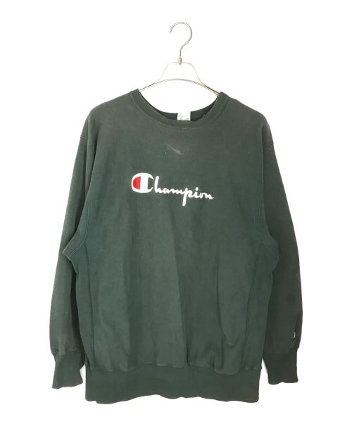 Champion（チャンピオン）Champion (チャンピオン) ヴィンテージリバースウィーブスウェット グリーン サイズ:XLの古着・服飾アイテム