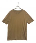 Martin Margiela 10マルタン・マルジェラ 10）の古着「バックステッチクルーネックTシャツ」｜ベージュ