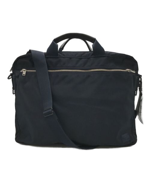 PORTER（ポーター）PORTER (ポーター) 2WAY BRIEFCASE ネイビーの古着・服飾アイテム