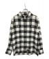 WTAPS（ダブルタップス）の古着「チェックシャツ　 UNION LS SHIRT.COTTON.TEXTILE　171GWDT-SHM07」｜ホワイト×ブラック