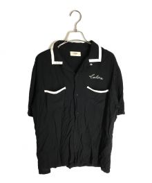 CELINE（セリーヌ）の古着「21SS Loose Bowling Shirt セリーヌ ビスコースルーズボーリングシャツ 2C516852C」｜ブラック