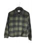 thisisneverthat（ディスイズネバーザット）の古着「Brushed Check Zip Jacket」｜グリーン