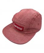 SUPREMEシュプリーム）の古着「jacquard box logo camp cap」｜ピンク