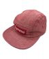 SUPREME（シュプリーム）の古着「jacquard box logo camp cap」｜ピンク