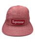 中古・古着 SUPREME (シュプリーム) jacquard box logo camp cap ピンク：3980円