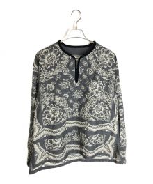 VISVIM（ビズビム）の古着「22SS TUNIC P.O. WILDFLOWER P.W. チュニック プルオーバー 0122105011013」｜グレー