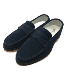 LENO×REGAL SHOE&CO（リノ×リーガル）の古着「別注コインローファー」｜ネイビー×ベージュ