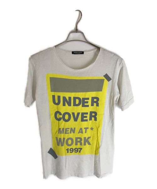 UNDERCOVER（アンダーカバー）UNDERCOVER (アンダーカバー) プリントTシャツ ホワイト×イエロー サイズ:表記無し（実寸サイズをご参考下さい）の古着・服飾アイテム