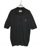 FRED PERRY×miles kaneフレッドペリー×マイルズケイン）の古着「別注ポロシャツ」｜ブラック×ゴールド