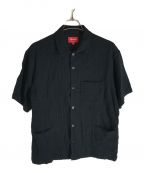 SUPREMEシュプリーム）の古着「20ss embroidered shirt」｜ブラック