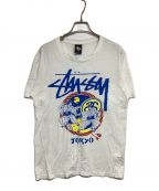 stussyステューシー）の古着「歌舞伎 TOKYO プリントTシャツ」｜ホワイト