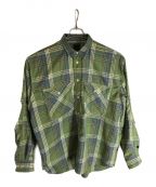 DAIWA PIER39ダイワ ピア39）の古着「TECH ELBOW PATCH WORK SHIRTS FLANNEL」｜グリーン