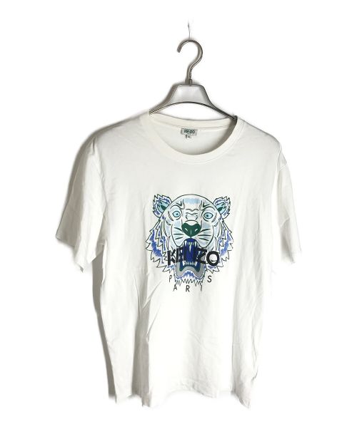 KENZO（ケンゾー）KENZO (ケンゾー) ロゴプリントTシャツ ホワイト サイズ:XLの古着・服飾アイテム