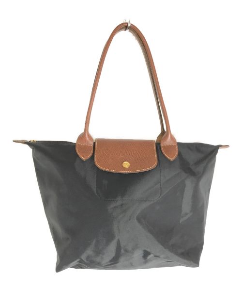 LONGCHAMP（ロンシャン）LONGCHAMP (ロンシャン) ショルダーバッグ M ル プリアージュ ブラックの古着・服飾アイテム