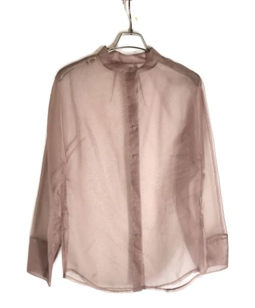 TODAYFUL（トゥデイフル）TODAYFUL (トゥデイフル) Organdy Sheer Shirts ピンク サイズ:FREEの古着・服飾アイテム