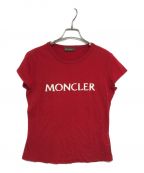 MONCLERモンクレール）の古着「ロゴプリントTシャツ」｜レッド