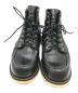 中古・古着 RED WING (レッドウィング) 6inch CLASSIC MOC TOE ブーツ ブラック サイズ:USA8：11000円