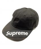 SUPREMEシュプリーム）の古着「18SS visorlabel 6 panel cap」｜ブラック