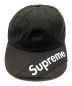 Supreme (シュプリーム) 18SS visorlabel 6 panel cap ブラック：5000円