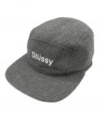 stussy CAPZステューシー）の古着「オールド5パネルキャップ」｜グレー