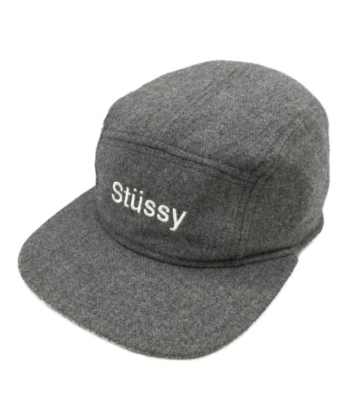 stussy CAPZ（ステューシー）stussy CAPZ (ステューシー) オールド5パネルキャップ グレーの古着・服飾アイテム