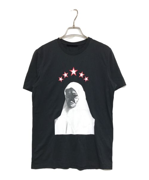 GIVENCHY（ジバンシィ）GIVENCHY (ジバンシィ) 10SS　スターマリアプリントTシャツ　　10S 7080 651 ブラック×ホワイト サイズ:XSの古着・服飾アイテム