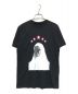 GIVENCHY（ジバンシィ）の古着「10SS　スターマリアプリントTシャツ　　10S 7080 651」｜ブラック×ホワイト