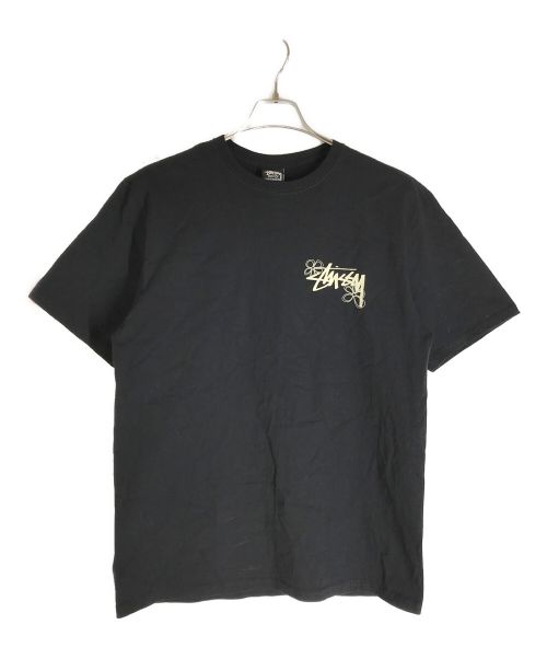 stussy（ステューシー）stussy (ステューシー) プリントTシャツ ブラック サイズ:Mの古着・服飾アイテム