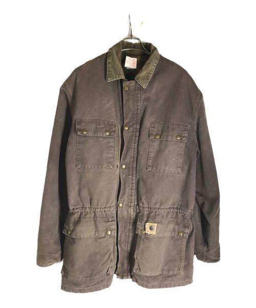 CarHartt（カーハート）CarHartt (カーハート) Duck Chore Work Ranch Barn Coat ブラウン サイズ:Lの古着・服飾アイテム